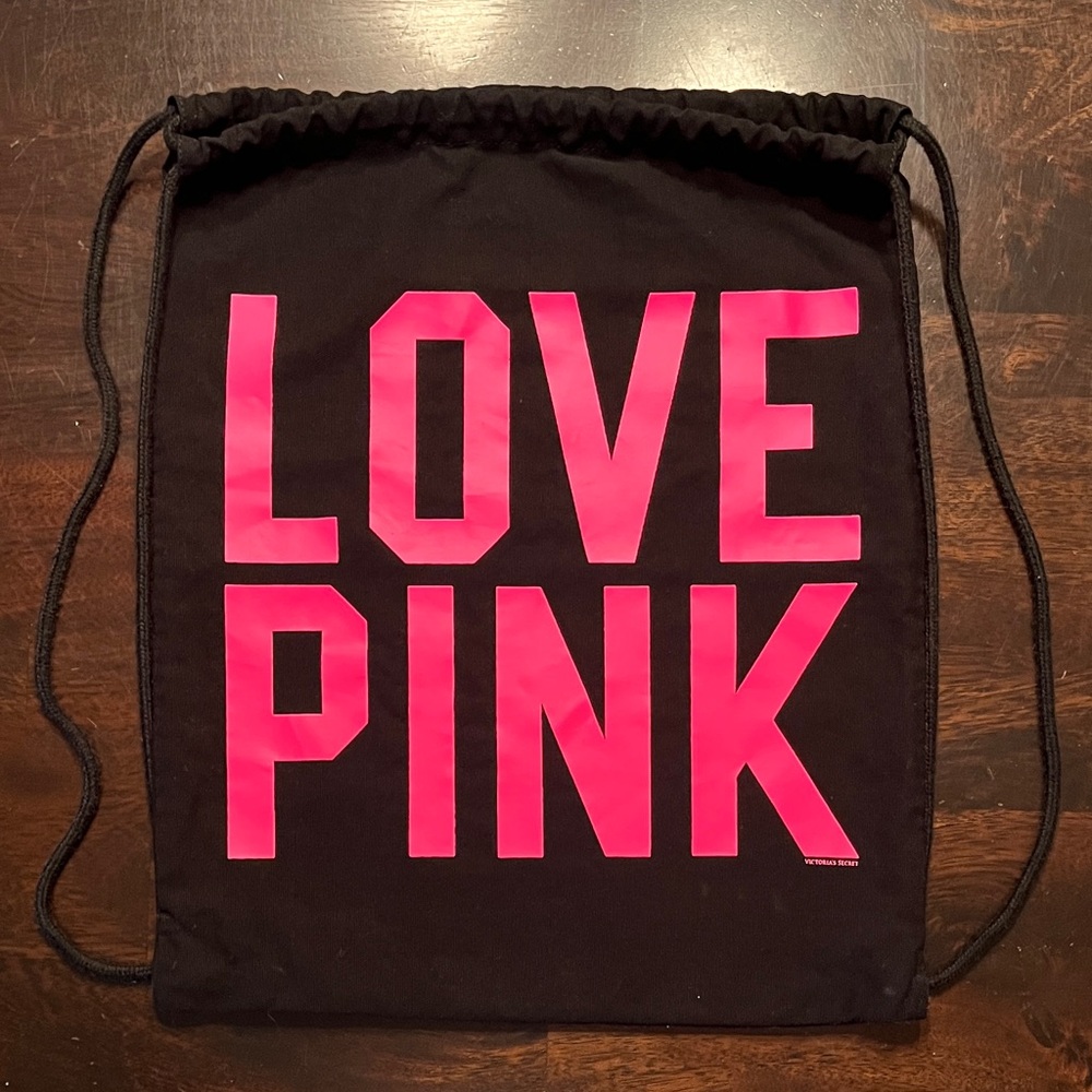 VS LOVE PINK Drawstring Bag